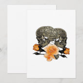 Till Death Do Us Grappig Ontwerp voor Halloween Feestdagenkaart (Voorkant / Achterkant)