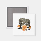 Till Death Do Us Grappig Ontwerp voor Halloween Magneet (Voorkant / Achterkant)