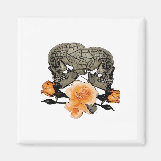 Till Death Do Us Grappig Ontwerp voor Halloween Magneet (Voorkant)