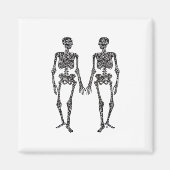 Till Death Do Us Part 2 Skeletons Klassiek Magneet (Voorkant)