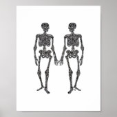 Till Death Do Us Part 2 Skeletons Klassiek Poster (Voorkant)