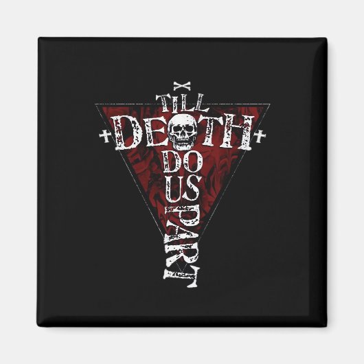 Till Death Do Us Part – Autumn Goth Aesthetic Magneet (Voorkant)