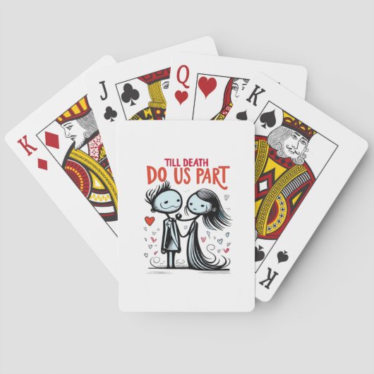 Till Death Do Us Part beroemd gemaakt door Classic Pokerkaarten (Achterkant)