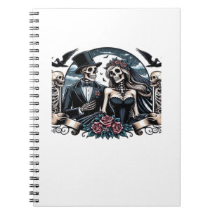 Till Death Do Us Part beroemd gemaakt door Gothic  Notitieboek