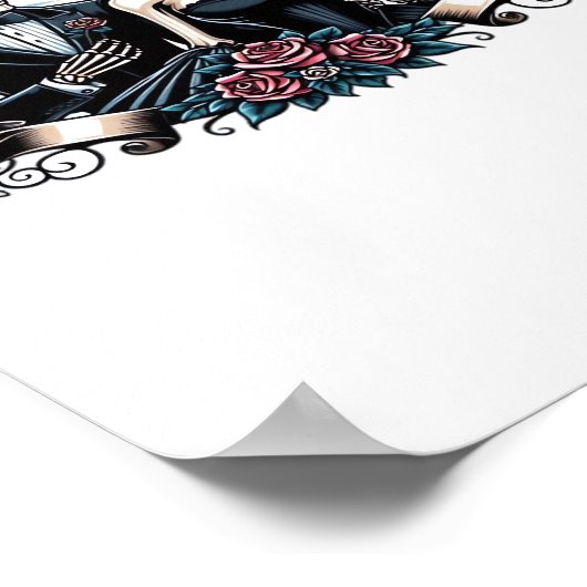 Till Death Do Us Part beroemd gemaakt door Gothic Poster (Hoek)