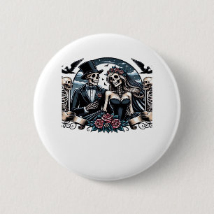 Till Death Do Us Part beroemd gemaakt door Gothic Ronde Button 5,7 Cm