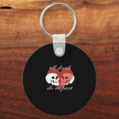 Till Death Do Us Part beroemd gemaakt door Skull Q Sleutelhanger (Voorkant)