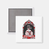 Till Death Do Us Part Caged Vogelklassieker Magneet (Voorkant / Achterkant)