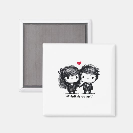 Till Death Do Us Part Classic – Autumn Love Story Magneet (Voorkant / Achterkant)