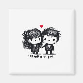 Till Death Do Us Part Classic – Autumn Love Story Magneet (Voorkant)