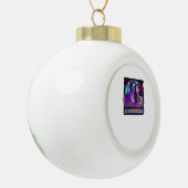 Till Death Do Us Part Classic - Basisesthetiek Keramische Bal Ornament (Links)