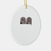 Till Death Do Us Part Classic beroemd gemaakt door Keramisch Ornament (Rechts)