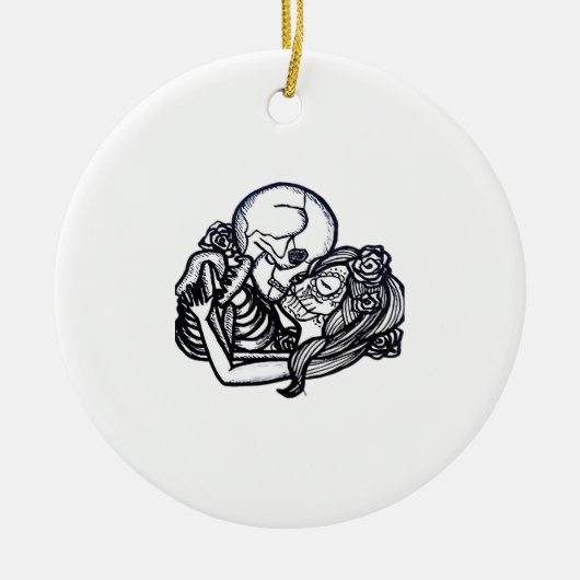 Till Death Do Us Part Classic beroemd gemaakt door Keramisch Ornament (Voorkant)