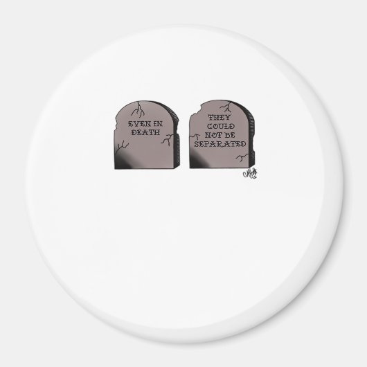 Till Death Do Us Part Classic beroemd gemaakt door Magneet (Voorkant)