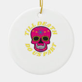 Till Death Do Us Part Classic - Gotische bruiloft Keramisch Ornament (Voorkant)