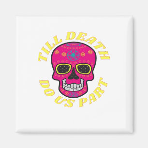Till Death Do Us Part Classic - Gotische bruiloft Magneet