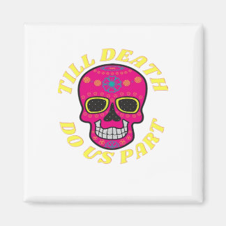 Till Death Do Us Part Classic - Gotische bruiloft Magneet