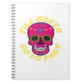 Till Death Do Us Part Classic - Gotische bruiloft Notitieboek (Voorkant)