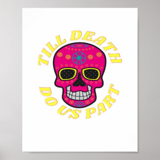 Till Death Do Us Part Classic - Gotische bruiloft Poster