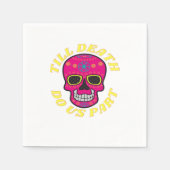 Till Death Do Us Part Classic - Gotische bruiloft Servet (Voorkant)