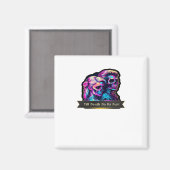 Till Death Do Us Part Classic - Gotische herfstgel Magneet (Voorkant / Achterkant)