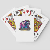 Till Death Do Us Part Classic - Gotische herfstgel Pokerkaarten (Achterkant)