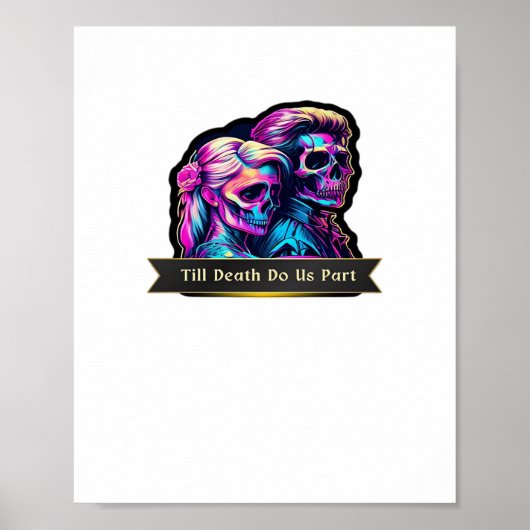 Till Death Do Us Part Classic - Gotische herfstgel Poster (Voorkant)