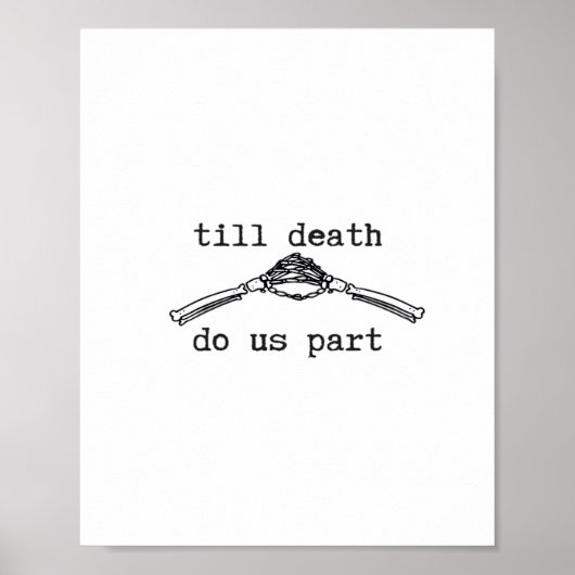 Till Death Do Us Part Classic - Gotische Romance D Poster (Voorkant)
