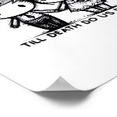 Till Death Do Us Part Classic - Gotische Romance D Poster (Hoek)