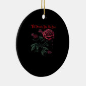 Till Death Do Us Part Classic - Liefde Ontwerp Keramisch Ornament (Rechts)