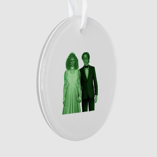Till Death Do Us Part Classic Retro Design Ornament (voorkant)