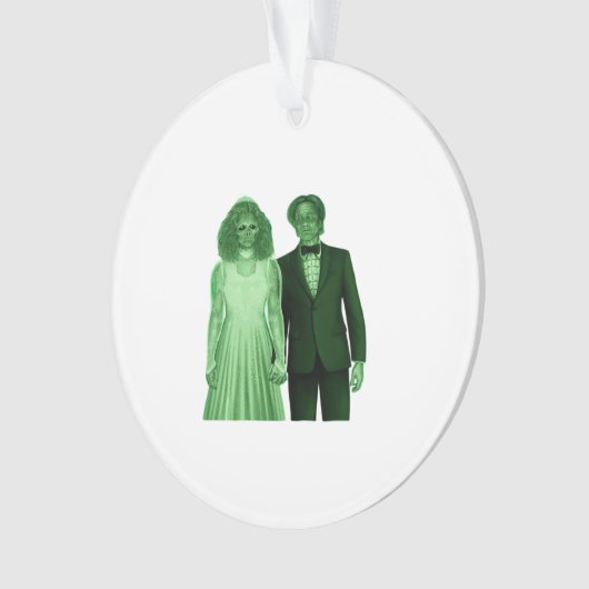 Till Death Do Us Part Classic Retro Design Ornament (voorkant)