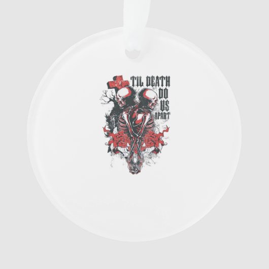 Till Death Do Us Part: een minimalistisch kunstwer Ornament (voorkant)