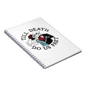 Till Death Do Us Part Essential beroemd gemaakt do Notitieboek (Rechterzijde)