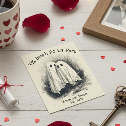 Till Death Do Us Part Ghosts Couples  Briefkaart