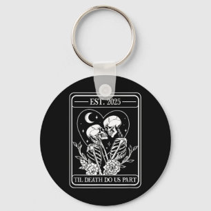 Till Death Do Us Part Gothic Wedding Match beroemd Sleutelhanger