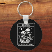 Till Death Do Us Part Gothic Wedding Match beroemd Sleutelhanger (Voorkant)