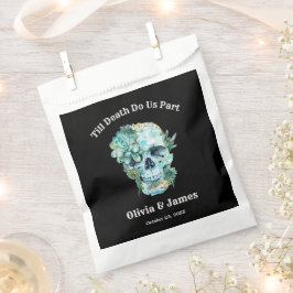 Till Death Do Us Part Gotische Halloween bruiloft Bedankzakje