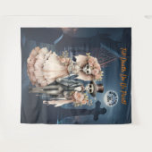 Till Death Do Us Part Halloween hangende achtergro Wandkleed (Voorkant (horizontaal))