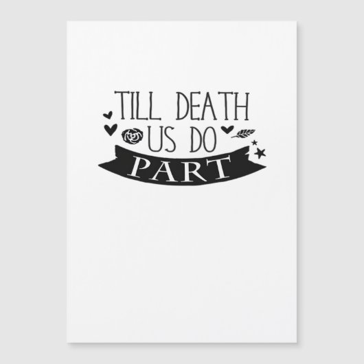 Till Death Do Us Part Huwelijksgeloften Classic (Voorkant)