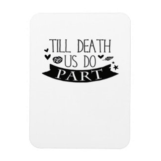 Till Death Do Us Part Huwelijksgeloften Classic Magneet