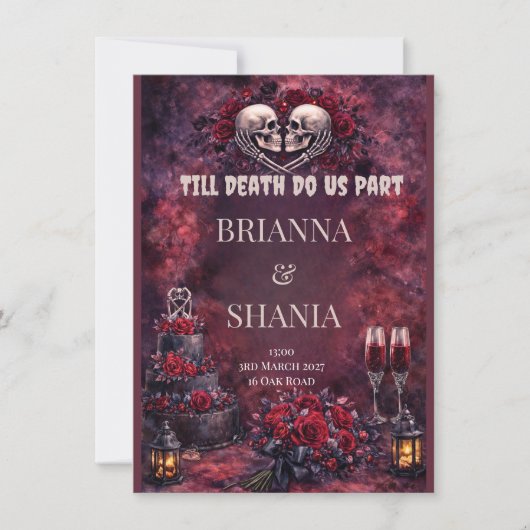 Till Death Do Us Part Kaart (Voorkant)