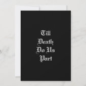 Till Death Do Us Part Marble Save the Date (Achterkant)