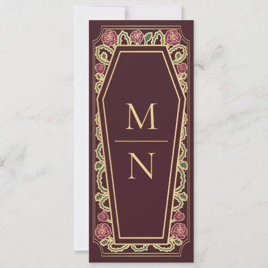 Till Death Do Us Part Roos Rode Gothic Save the Da Kaart (Achterkant)