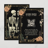 Till Death Do Us Part RSVP Kaartje (Voorkant / Achterkant)