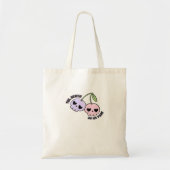 Till Death Do Us Part - Schattigee Gothic Skull De Tote Bag (Voorkant)