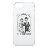 Till Death Do Us Part Skeleton Wedding Paar Case-Mate iPhone Case (Achterkant)
