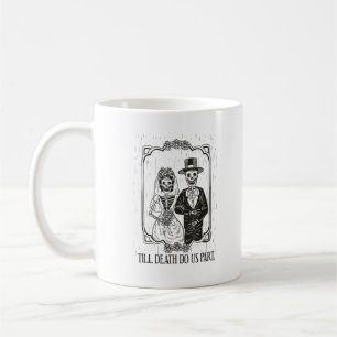 Till Death Do Us Part Skeleton Wedding Paar Koffiemok