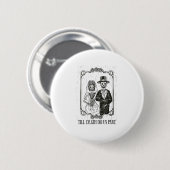 Till Death Do Us Part Skeleton Wedding Paar Ronde Button 5,7 Cm (Voorkant /achterkant)