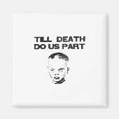 Till Death Do Us Part Sloth Classic Design Magneet (Voorkant)